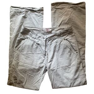 Y2K Thrifted Low Waisted Khaki Cargo pants